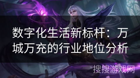 数字化生活新标杆：万城万充的行业地位分析
