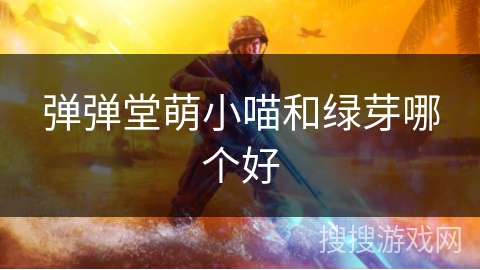 弹弹堂萌小喵和绿芽哪个好