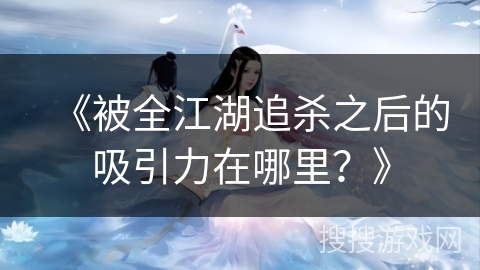 《被全江湖追杀之后的吸引力在哪里？》
