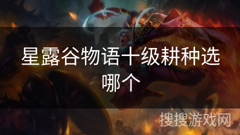 星露谷物语十级耕种选哪个