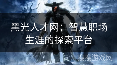 黑光人才网：智慧职场生涯的探索平台
