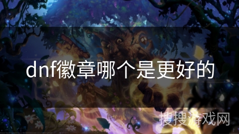 dnf徽章哪个是更好的 dnf徽章哪个是更好的