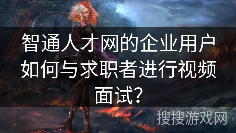 智通人才网的企业用户如何与求职者进行视频面试？