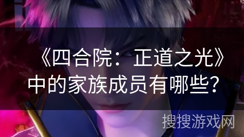 《四合院：正道之光》中的家族成员有哪些？