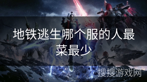 地铁逃生哪个服的人最菜最少