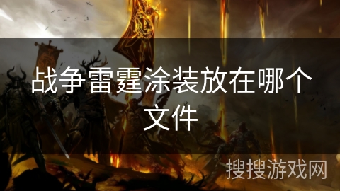 战争雷霆涂装放在哪个文件
