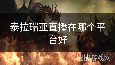 泰拉瑞亚直播在哪个平台好