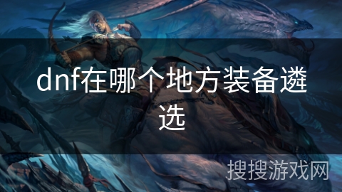 dnf在哪个地方装备遴选