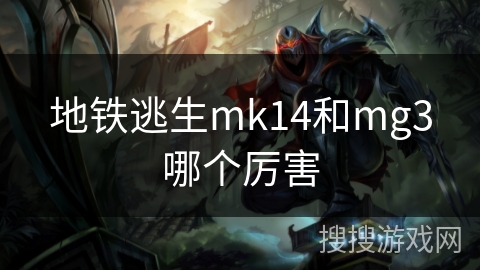 地铁逃生mk14和mg3哪个厉害