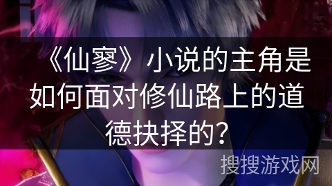 《仙寥》小说的主角是如何面对修仙路上的道德抉择的？