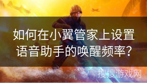 如何在小翼管家上设置语音助手的唤醒频率？