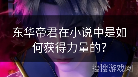 东华帝君在小说中是如何获得力量的? 东华帝君在小说中是如何获得力量的?