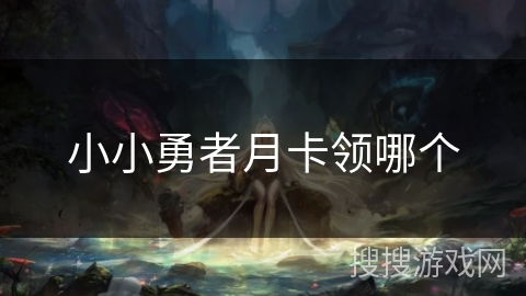 小小勇者月卡领哪个 小小勇者月卡领哪个
