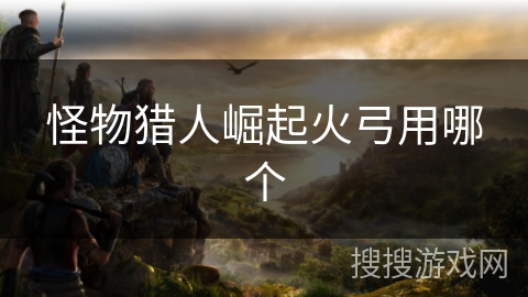 怪物猎人崛起火弓用哪个