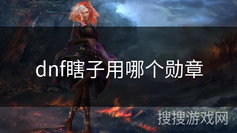 dnf瞎子用哪个勋章