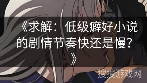 《求解：低级癖好小说的剧情节奏快还是慢？》