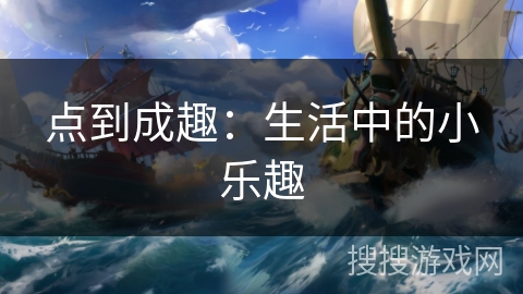 点到成趣：生活中的小乐趣