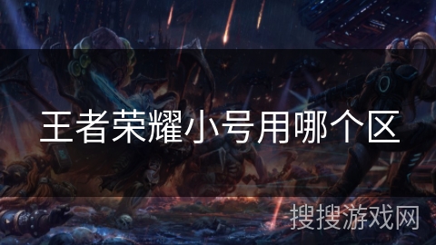 王者荣耀小号用哪个区