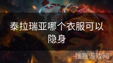 泰拉瑞亚哪个衣服可以隐身