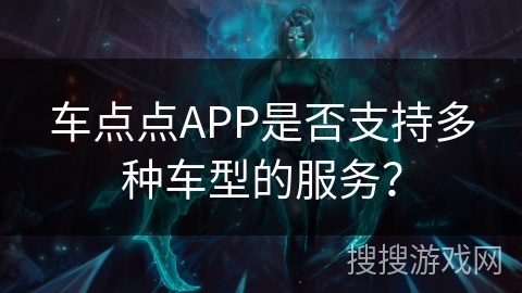 车点点APP是否支持多种车型的服务？