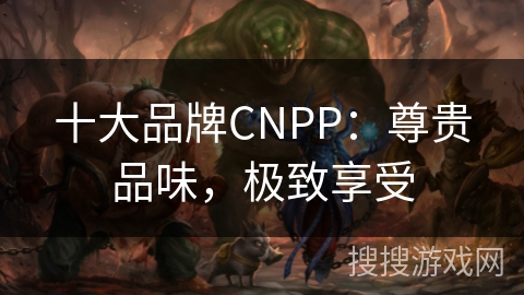 十大品牌CNPP：尊贵品味，极致享受