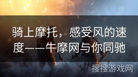 骑上摩托,感受风的速度——牛摩网与你同驰 骑上摩托,感受风的速度——牛摩网与你同驰