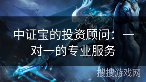 中证宝的投资顾问：一对一的专业服务
