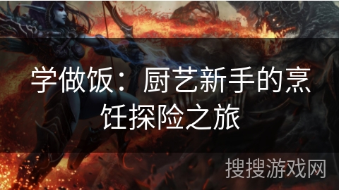 学做饭：厨艺新手的烹饪探险之旅