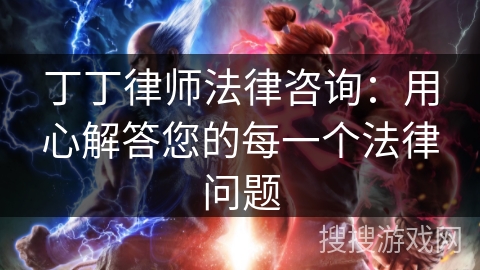 丁丁律师法律咨询：用心解答您的每一个法律问题