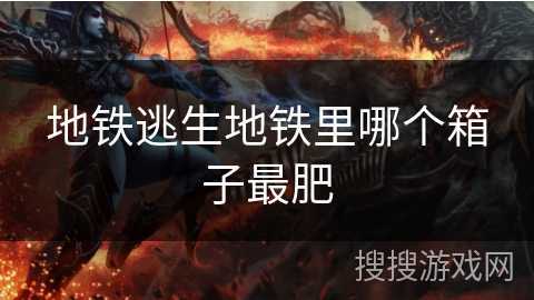 地铁逃生地铁里哪个箱子最肥