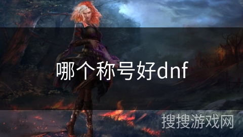 哪个称号好dnf