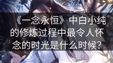 《一念永恒》中白小纯的修炼过程中最令人怀念的时光是什么时候？