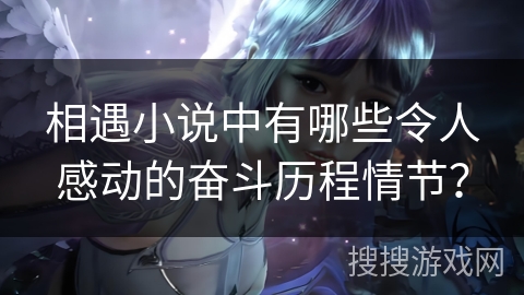 相遇小说中有哪些令人感动的奋斗历程情节？