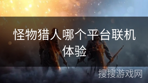 怪物猎人哪个平台联机体验