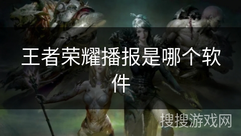 王者荣耀播报是哪个软件