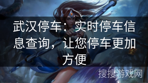 武汉停车：实时停车信息查询，让您停车更加方便
