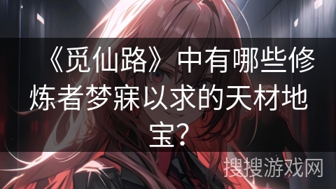 《觅仙路》中有哪些修炼者梦寐以求的天材地宝？