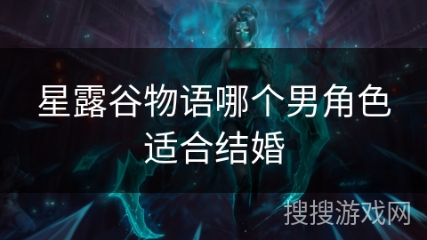 星露谷物语哪个男角色适合结婚