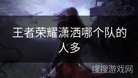 王者荣耀潇洒哪个队的人多