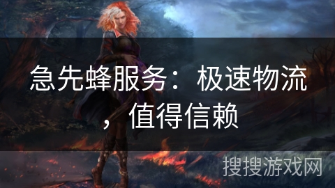 急先蜂服务：极速物流，值得信赖