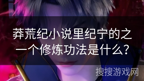 莽荒纪小说里纪宁的之一个修炼功法是什么？