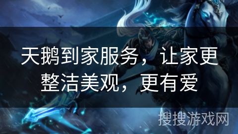 天鹅到家服务,让家更整洁美观,更有爱 天鹅到家服务,让家更整洁美观,更有爱