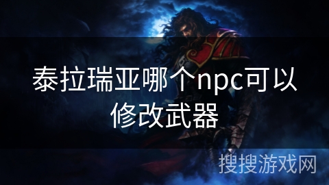 泰拉瑞亚哪个npc可以修改武器