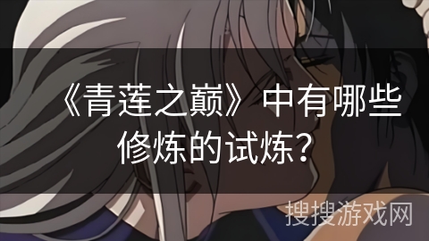 《青莲之巅》中有哪些修炼的试炼? 《青莲之巅》中有哪些修炼的试炼?