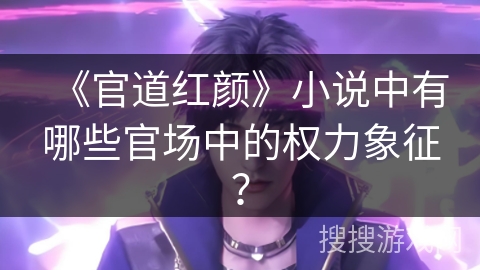 《官道红颜》小说中有哪些官场中的权力象征？