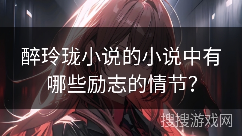 醉玲珑小说的小说中有哪些励志的情节？