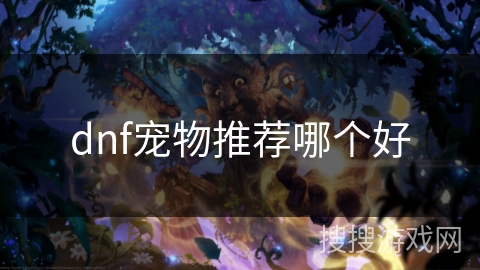 dnf宠物推荐哪个好