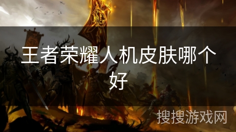 王者荣耀人机皮肤哪个好