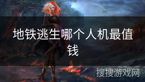 地铁逃生哪个人机最值钱