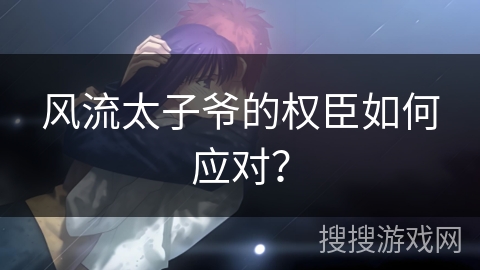 风流太子爷的权臣如何应对？